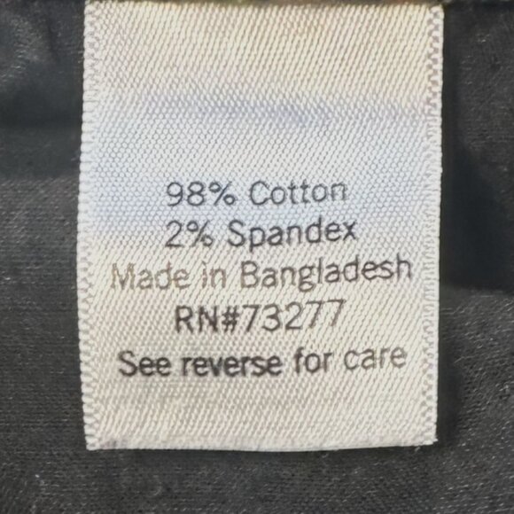 Croft & Barrow WMNS Paisley Black Corduroy Pants 16, Stretch Retro Boho Classic - Picture 10 of 13